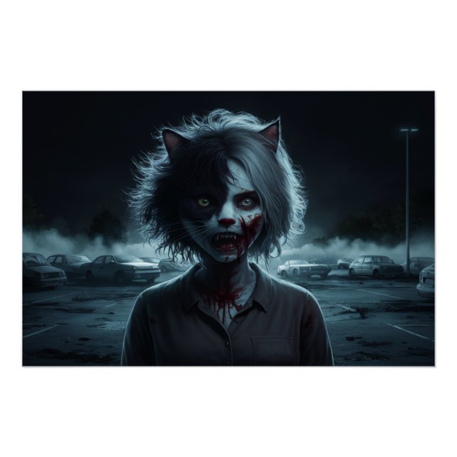 Pôster Poster Femme Chat 02 (Frente)