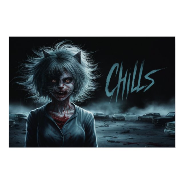 Pôster Poster Femme Chat 08 (Frente)