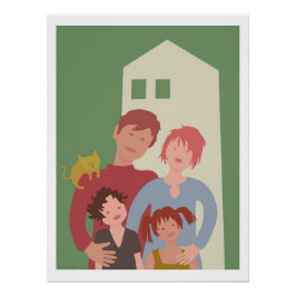 Pôster poster gezin