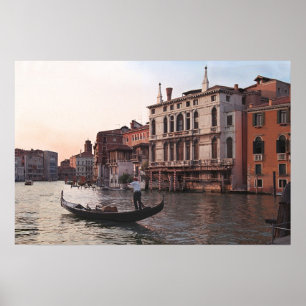 Pôster Poster/gôndola de Veneza Italia