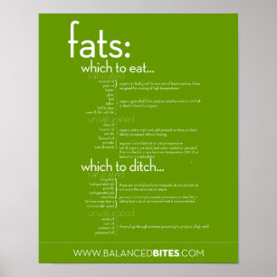 Poster Poster: Gorduras, que para comer & que à vala