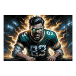 Pôster Poster Green Bay Packers 12
