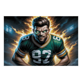 Pôster Poster Green Bay Packers 13