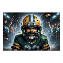 Pôster Poster Green Bay Packers 14