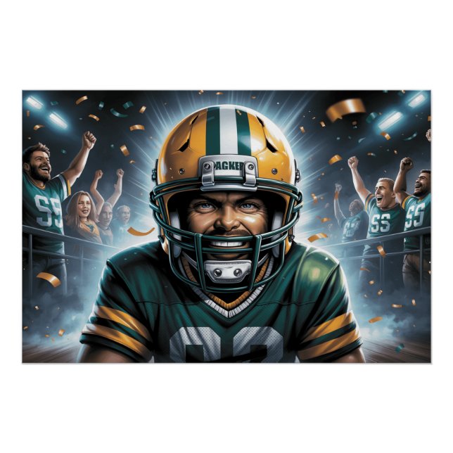 Pôster Poster Green Bay Packers 14 (Frente)