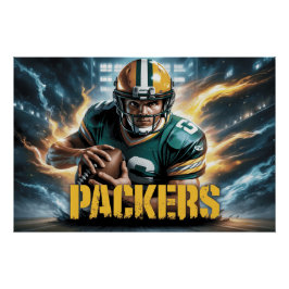 Pôster Poster Green Bay Packers 17