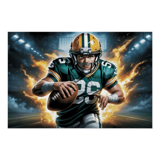 Pôster Poster Green Bay Packers 18 (Frente)