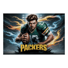 Pôster Poster Green Bay Packers 19