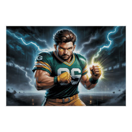Pôster Poster Green Bay Packers 6