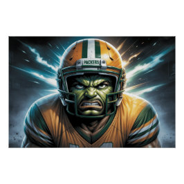 Pôster Poster Green Bay Packers 8