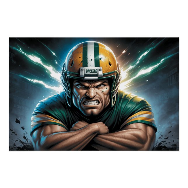 Pôster Poster Green Bay Packers 9 (Frente)