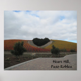 Pôster Poster: Heart Hill, Paso Robles, no outono