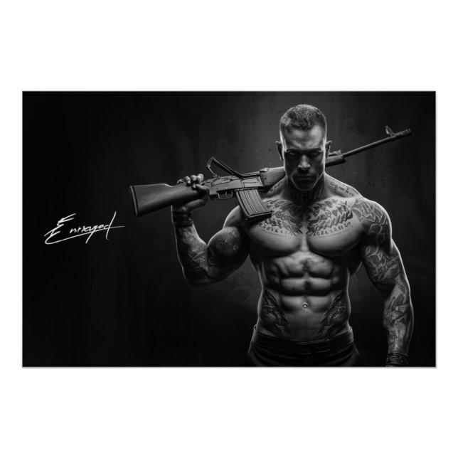 Pôster Poster Homme Enraged 05 (Frente)