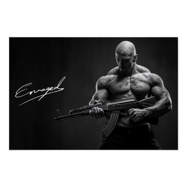 Pôster Poster Homme Enraged 06 (Frente)