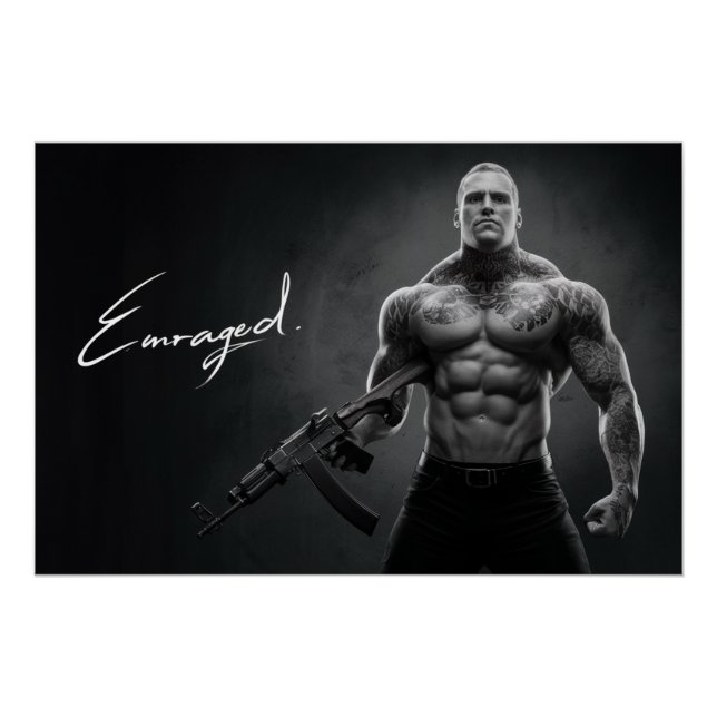 Pôster Poster Homme Enraged 07 (Frente)