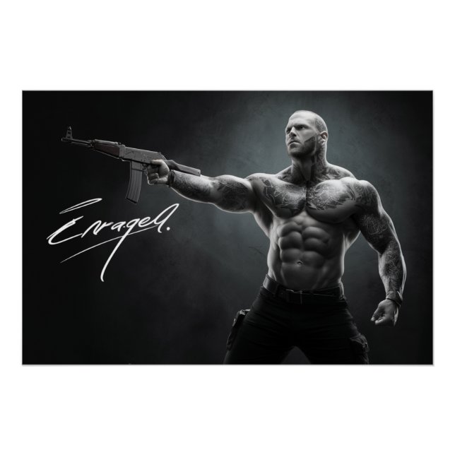 Pôster Poster Homme Enraged 09 (Frente)