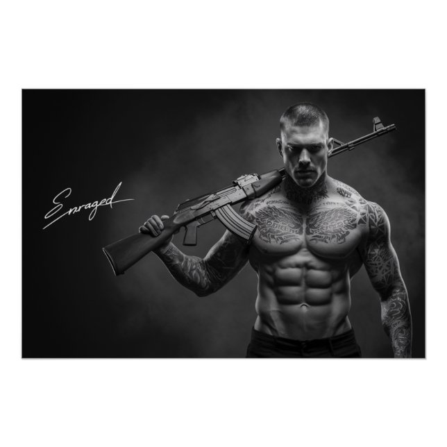 Pôster Poster Homme Enraged 10 (Frente)