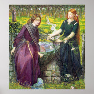 Poster Poster/impressão: A visão de Dante de Rachel e d