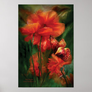 Pôster Poster/impressão altos da arte das papoilas