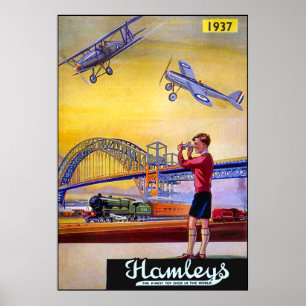 Poster Poster/impressão: Aviões do brinquedo de Hamley