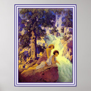 Pôster Poster/impressão: Cachoeira - por Maxfield Parris