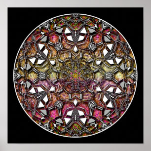 Poster Poster/impressão:  Caleidoscópio de cristal
