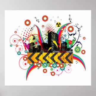 Pôster Poster/Impressão: Cidade do Partido EUA