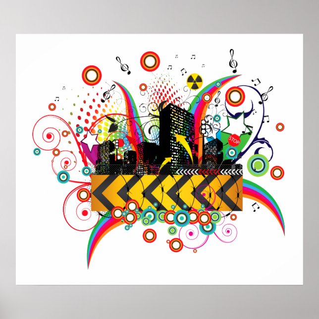 Pôster Poster/Impressão: Cidade do Partido EUA (Frente)