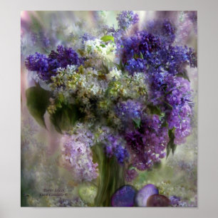 Poster Poster/impressão da arte dos Lilacs da páscoa