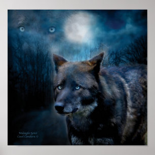 Pôster Poster/impressão da meia-noite da arte do espíri