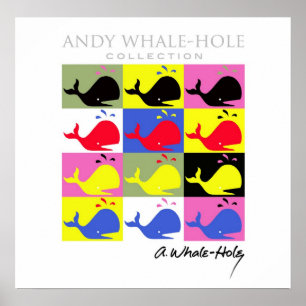 Pôster Poster/impressão do painel de Andy Whale-Hole™_