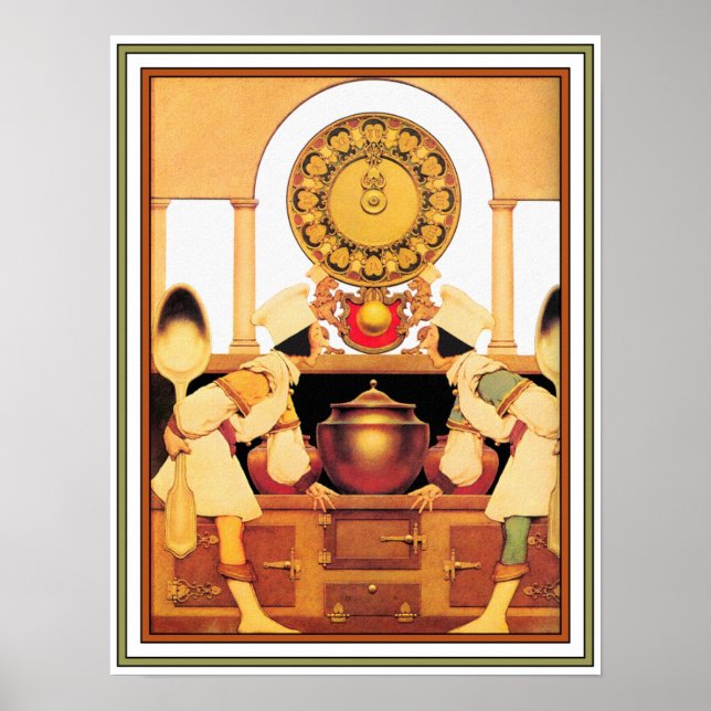 Pôster Poster/Impressão: Dois Cozinheiros de Pastelaria - (Frente)