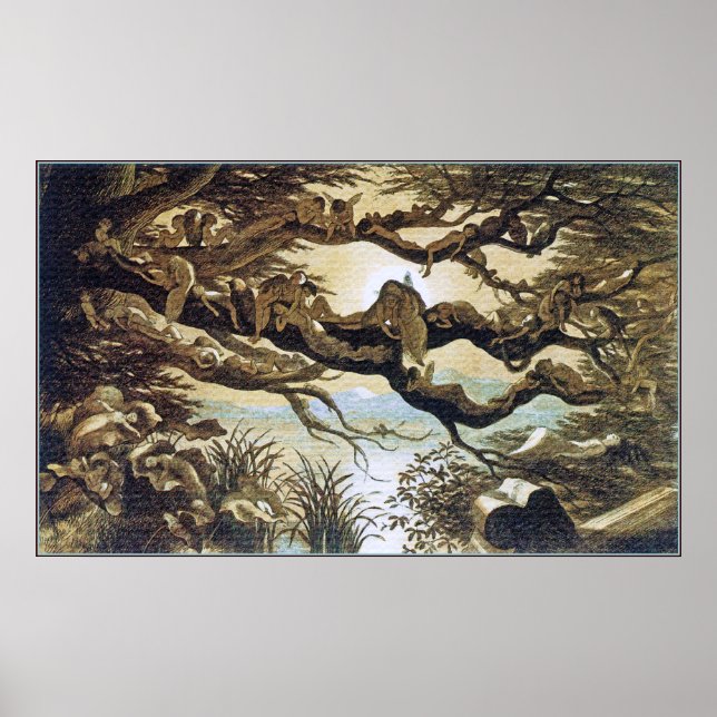 Pôster Poster/Impressão: Fairyland: Dormindo à Lua (Frente)