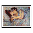 Poster/Impressão/ Lautrec - Na cama - Beijo