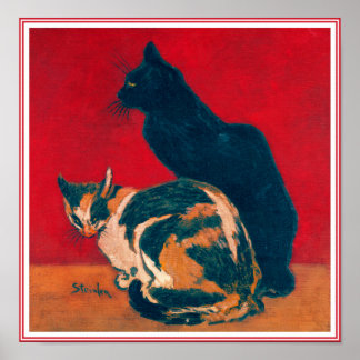 Poster Poster/Impressão: Les Chats by Theophile Steinlen