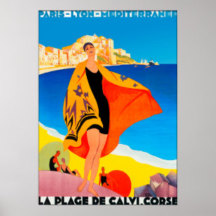 Poster Poster/impressão: Riviera francês
