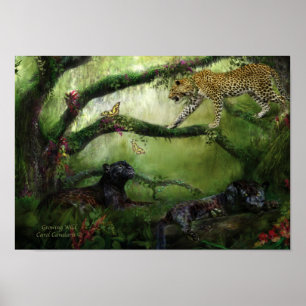 Pôster Poster/impressão selvagens crescentes da arte