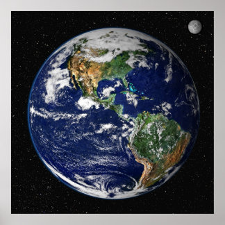 Pôster Poster/Impressão: Terra do espaço - NASA