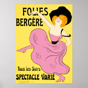 Poster Poster/impressões: Folies Bergère - Leonetto