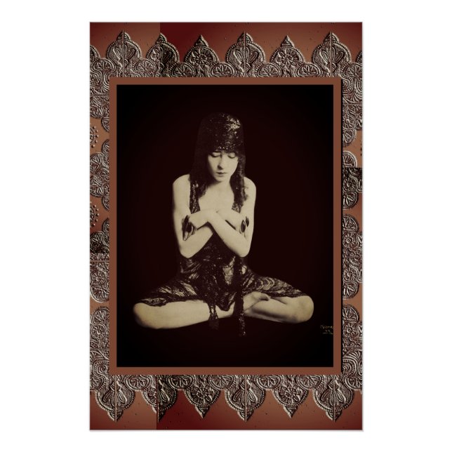 Pôster Poster imprimível com Dançarino de Vintage (Frente)