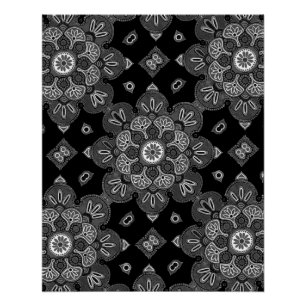 Pôster Poster imprimível com Medallion Design