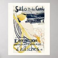 POSTER: LAUTREC: SALÃO DES CENT:1896