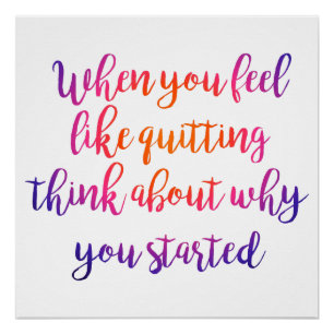 Pôster poster legal inspirador da tipografia moderna do