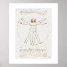 POSTER: LEONARDO DA VINCI: VITRUANO