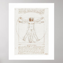 POSTER POSTER: LEONARDO DA VINCI: VITRUANO