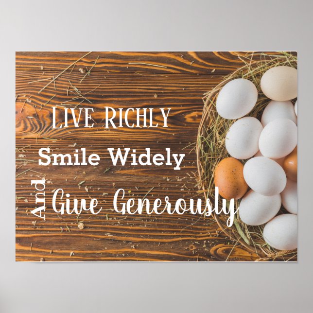 Poster Poster-Live Richly (Frente)
