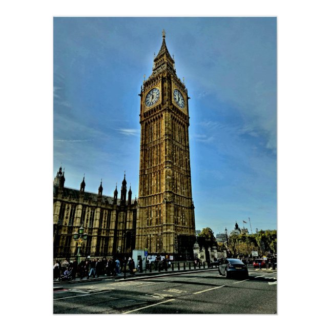 Pôster Poster Londre Big Ben (Frente)