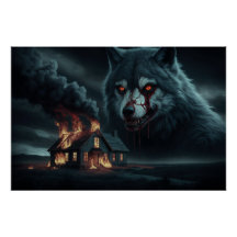 Poster Loup Feu 07