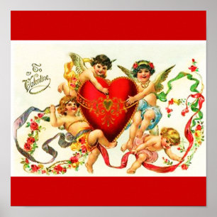 Pôster Poster-Love Art-Vintage Namorados 11