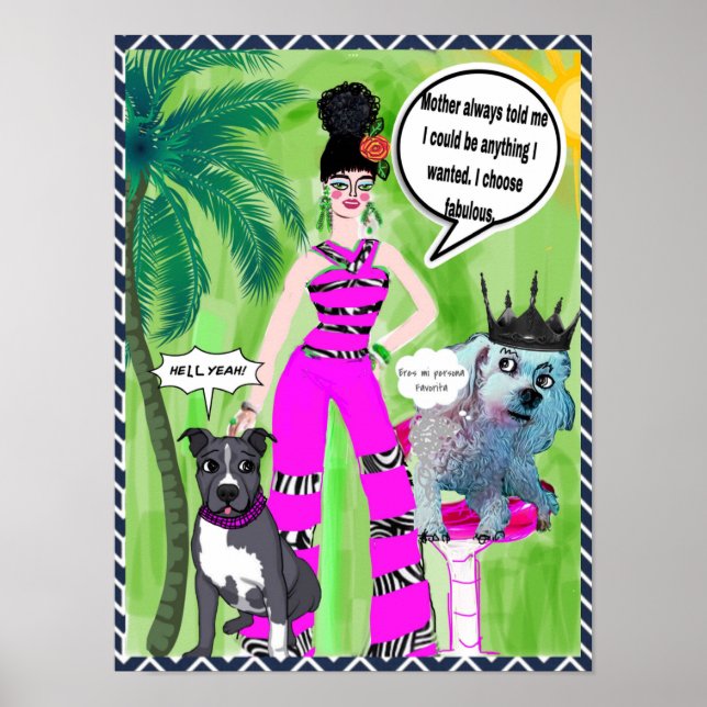 Poster POSTER-Mãe sempre disse que eu poderia ser qualque (Frente)